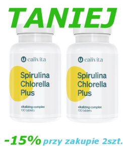 2szt. Spirulina Chlorella Plus
